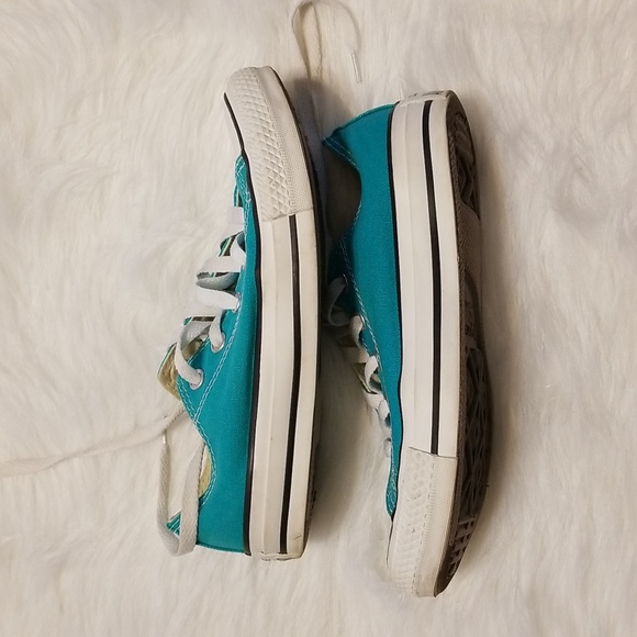 SOLD- Women's Converse Size 6- Teal color - Picture 3 of 6
